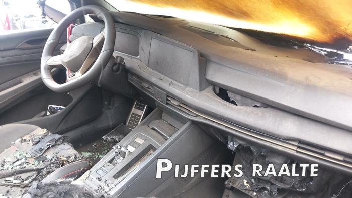 Volkswagen Golf VIII 2.0 GTI Clubsport 16V Skrotfordon (2021, ZWART)