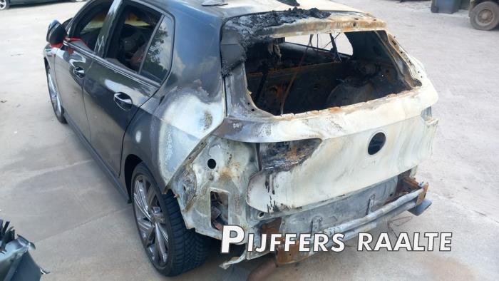 Volkswagen Golf VIII 2.0 GTI Clubsport 16V Skrotfordon (2021, ZWART)