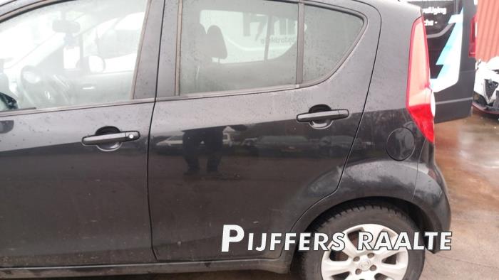 Opel Agila 1.0 12V Sloopvoertuig (2008, Zwart)