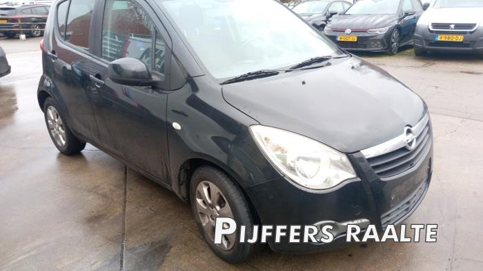 Opel Agila 1.0 12V Sloopvoertuig (2008, Zwart)