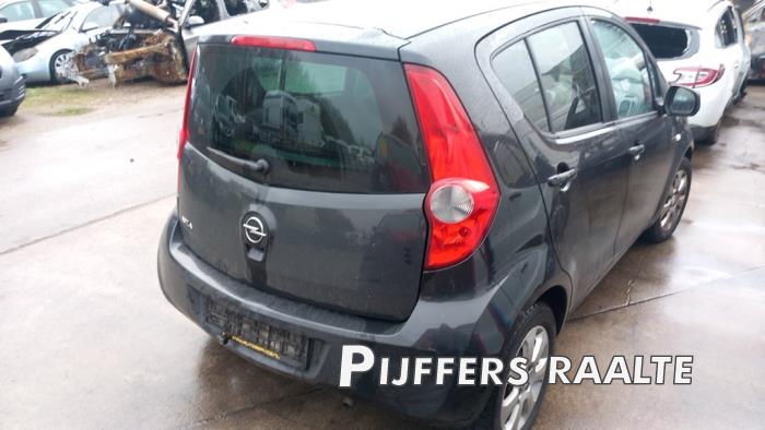 Opel Agila 1.0 12V Sloopvoertuig (2008, Zwart)