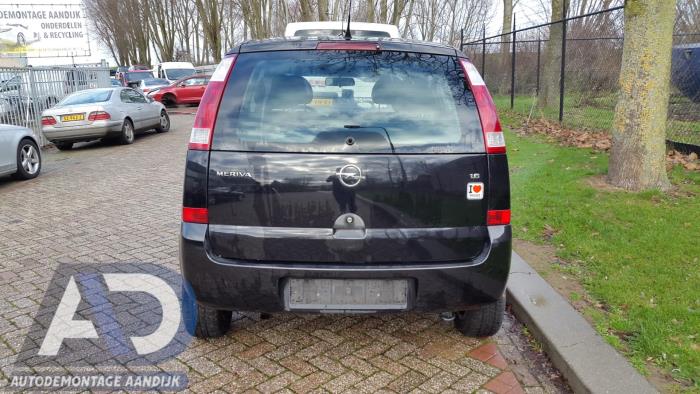 Opel Meriva 1.6 16V Sloopvoertuig (2005, Zwart)