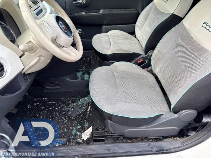 Fiat 500 0.9 TwinAir 85 Schrottauto (2014, Weiß)