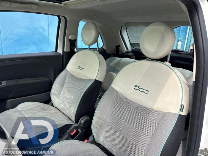 Fiat 500 0.9 TwinAir 85 Schrottauto (2014, Weiß)