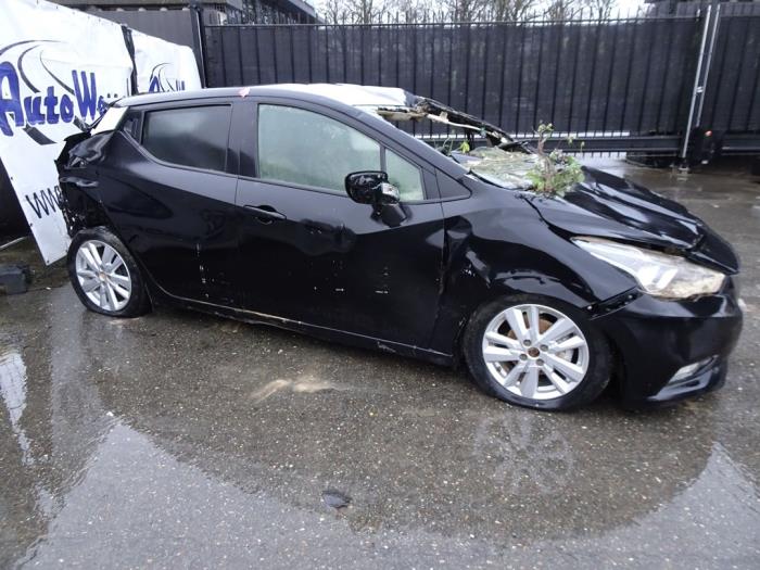 Nissan Micra 1.0 IG-T 100 Skrotfordon (2019, ZWART)