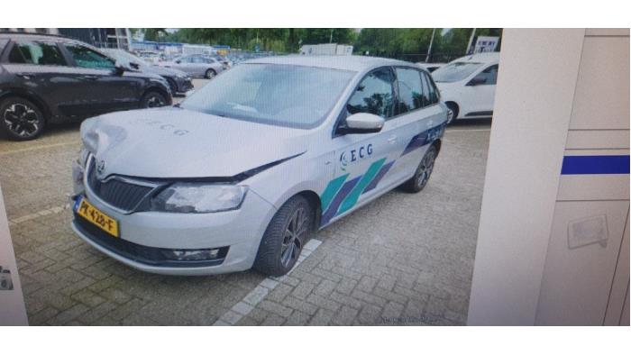 Skoda Rapid 1.0 TSI 12V Sloopvoertuig (2017, Metallic, Zilvergrijs)