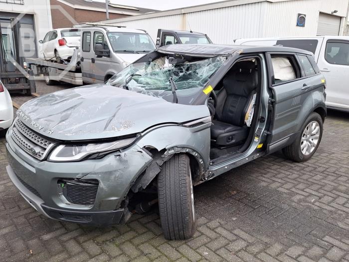 Landrover Range Rover Evoque 2.0 D 150 16V Samochód złomowany (2016, Metalik, Szary)