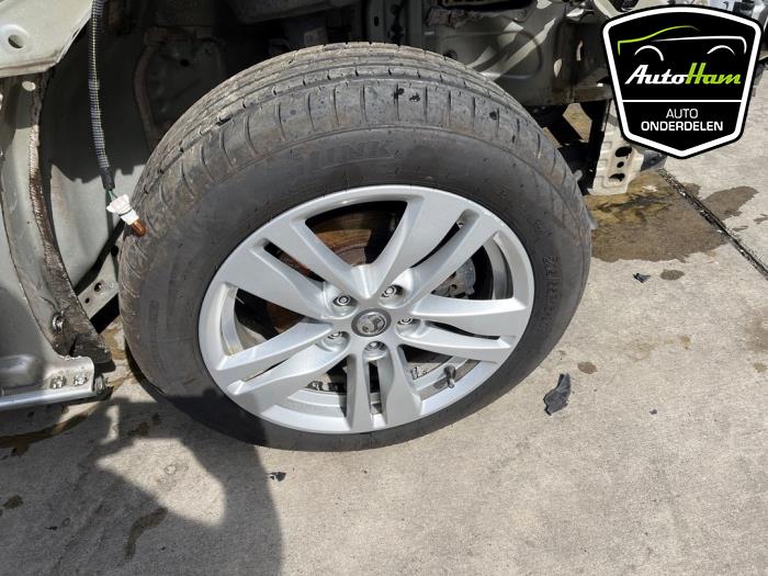 Opel Astra K Sports Tourer 1.6 CDTI 110 16V Sloopvoertuig (2016, Zilvergrijs)