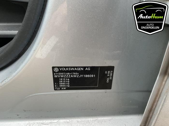 Volkswagen Polo VI 1.0 TSI 12V Samochód złomowany (2018, Szary)