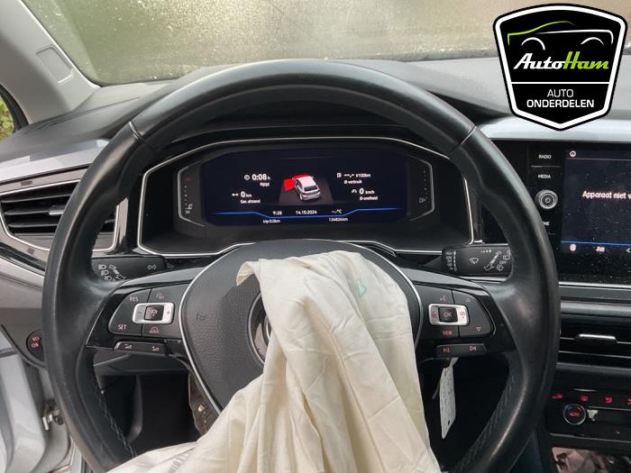 Volkswagen Polo VI 1.0 TSI 12V Samochód złomowany (2018, Szary)