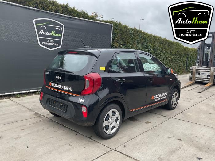 Kia Picanto 1.0 DPi 12V Skrotfordon (2023, ZWART)