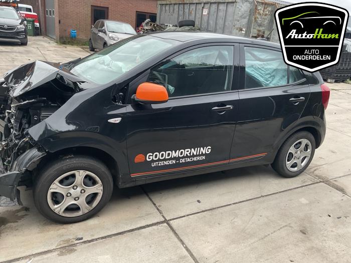 Kia Picanto 1.0 DPi 12V Skrotfordon (2023, ZWART)