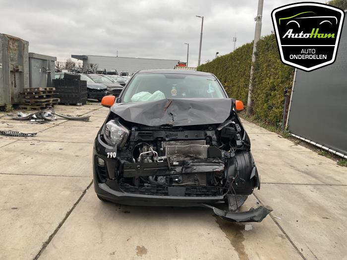 Kia Picanto 1.0 DPi 12V Skrotfordon (2023, ZWART)