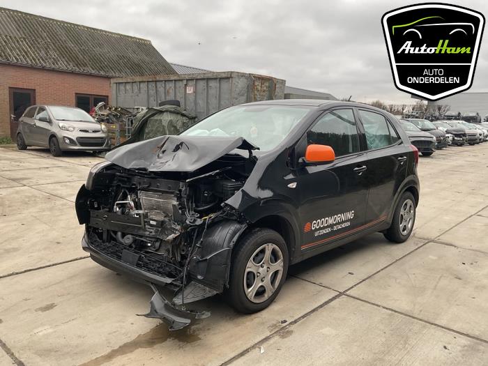 Kia Picanto 1.0 DPi 12V Skrotfordon (2023, ZWART)