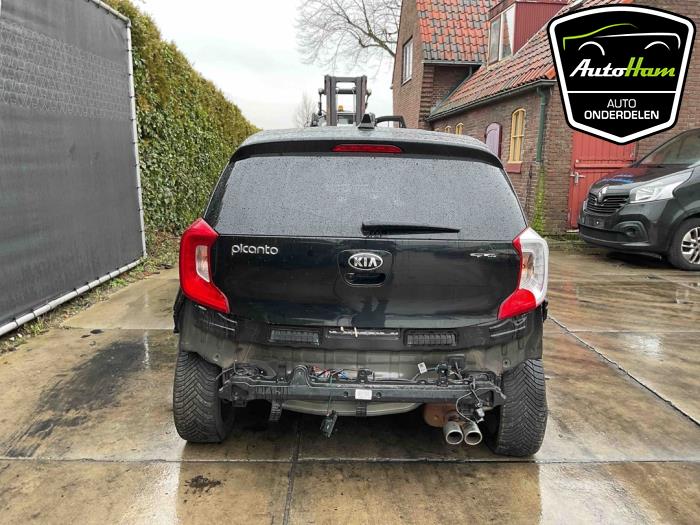 Kia Picanto 1.2 CVVT 16V Sloopvoertuig (2019, Zwart, Aluminium)