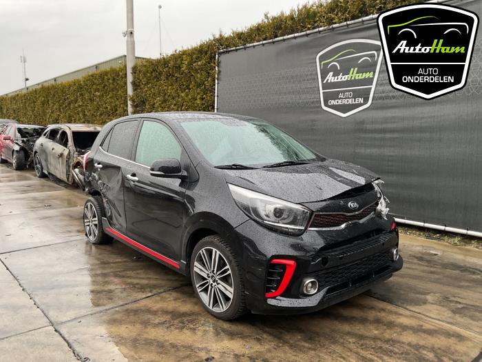 Kia Picanto 1.2 CVVT 16V Sloopvoertuig (2019, Zwart, Aluminium)