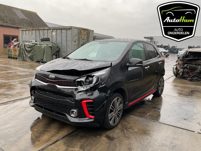 Kia Picanto 1.2 CVVT 16V Sloopvoertuig (2019, Zwart, Aluminium)
