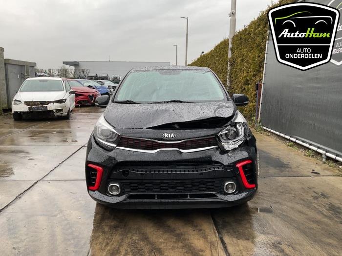 Kia Picanto 1.2 CVVT 16V Sloopvoertuig (2019, Zwart, Aluminium)