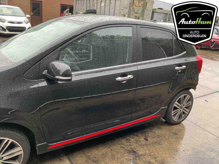 Kia Picanto 1.2 CVVT 16V Sloopvoertuig (2019, Zwart, Aluminium)