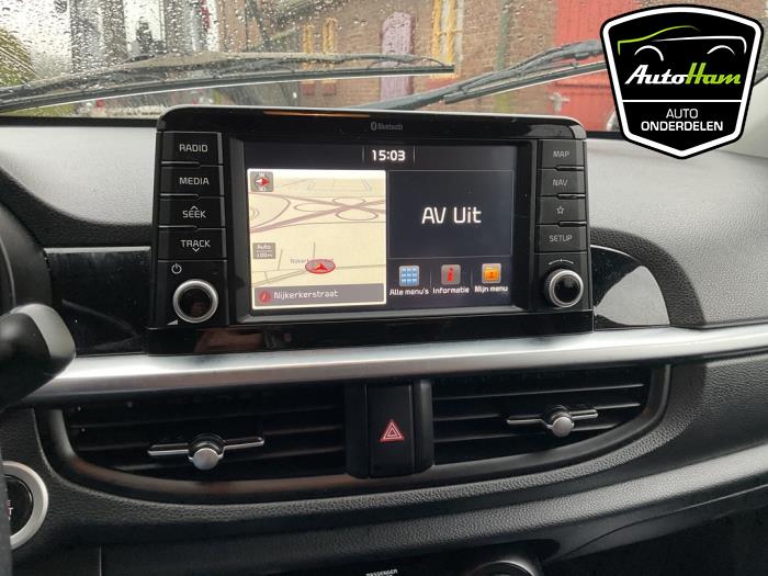 Kia Picanto 1.2 CVVT 16V Sloopvoertuig (2019, Zwart, Aluminium)