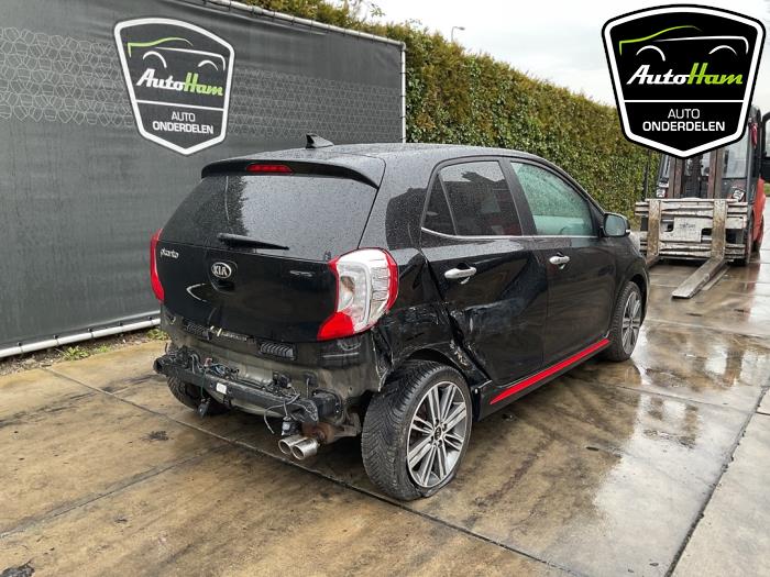 Kia Picanto 1.2 CVVT 16V Sloopvoertuig (2019, Zwart, Aluminium)