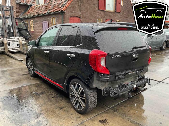 Kia Picanto 1.2 CVVT 16V Sloopvoertuig (2019, Zwart, Aluminium)