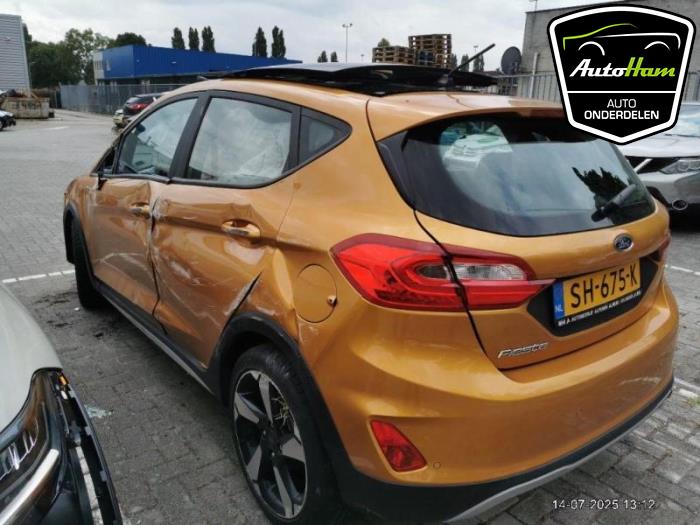 Ford Fiesta 7 1.0 EcoBoost 12V 100 Sloopvoertuig (2018, Geel)