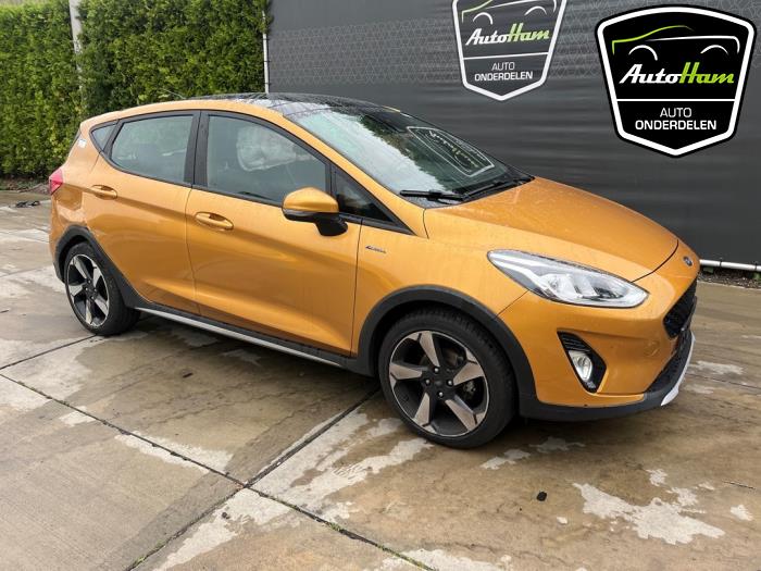 Ford Fiesta 7 1.0 EcoBoost 12V 100 Sloopvoertuig (2018, Geel)