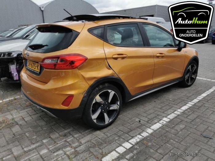 Ford Fiesta 7 1.0 EcoBoost 12V 100 Sloopvoertuig (2018, Geel)