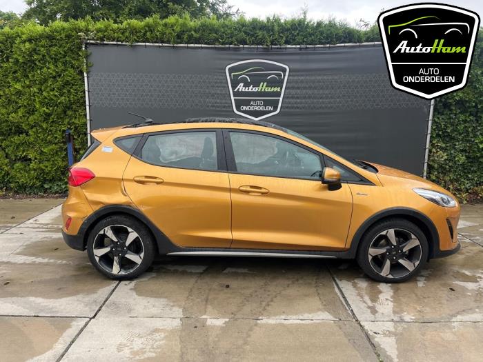 Ford Fiesta 7 1.0 EcoBoost 12V 100 Sloopvoertuig (2018, Geel)