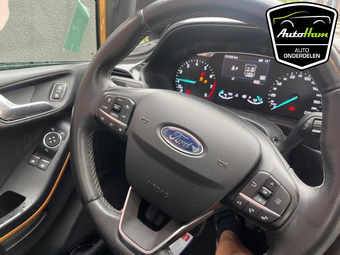 Ford Fiesta 7 1.0 EcoBoost 12V 100 Sloopvoertuig (2018, Geel)