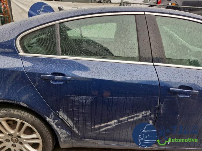 Opel Insignia 1.6 Turbo 16V Ecotec Samochód złomowany (2011, Niebieski)