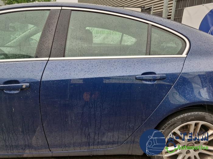 Opel Insignia 1.6 Turbo 16V Ecotec Samochód złomowany (2011, Niebieski)