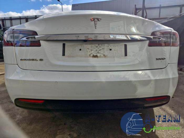 Tesla Model S 100D Sloopvoertuig (2018, Wit)