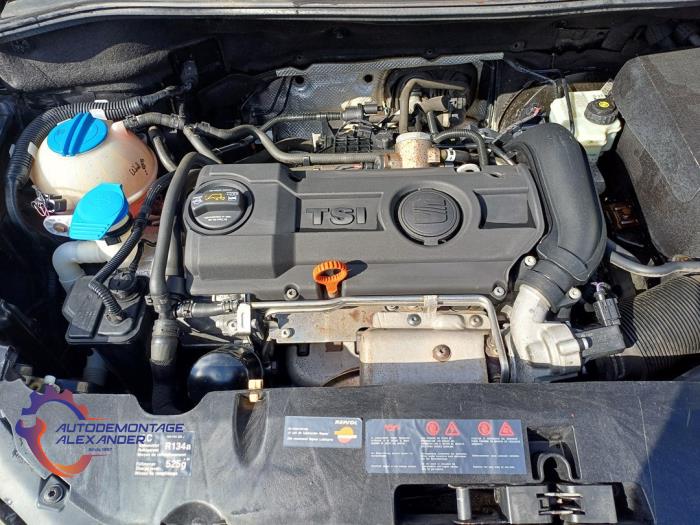 Seat Altea XL 1.4 TSI 16V Skrotfordon (2009, ZWART)