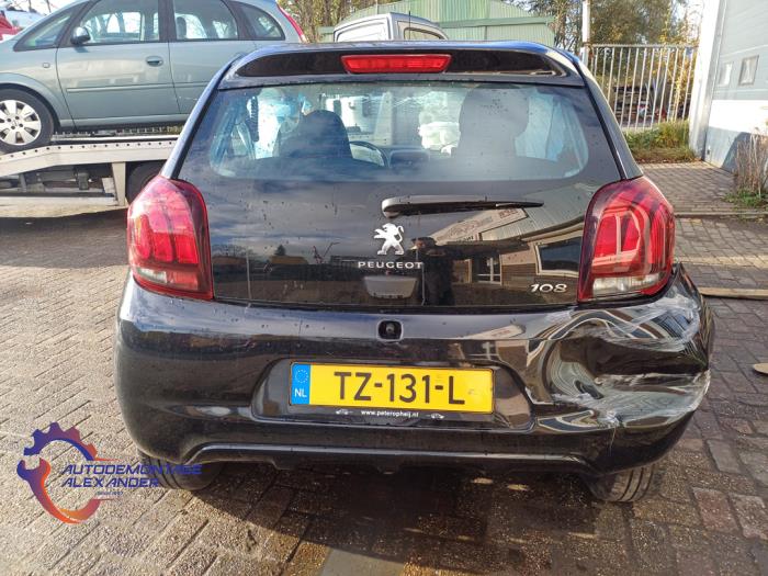 Peugeot 108 1.0 12V VVT-i Sloopvoertuig (2018, Zwart)