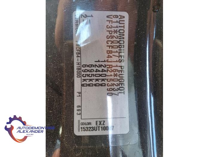 Peugeot 108 1.0 12V VVT-i Sloopvoertuig (2018, Zwart)