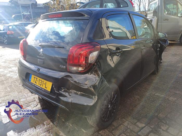 Peugeot 108 1.0 12V VVT-i Sloopvoertuig (2018, Zwart)