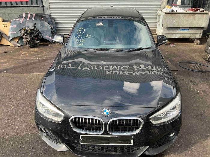 BMW 1 serie 116d 1.5 12V TwinPower Samochód złomowany (2016, Metalik, Czarny)