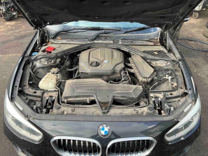 BMW 1 serie 116d 1.5 12V TwinPower Samochód złomowany (2016, Metalik, Czarny)