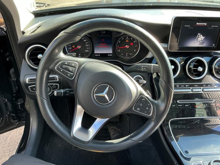 Mercedes C Estate C-180 1.6 16V BlueEfficiency Samochód złomowany (2017, Metalik, Czarny)