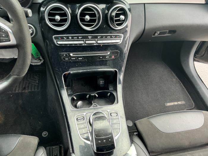 Mercedes C Estate AMG C-63 AMG 4.0 V8 Biturbo Sloopvoertuig (2017, Metallic, Zwart)