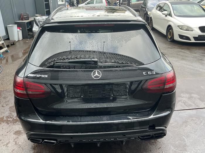 Mercedes C Estate AMG C-63 AMG 4.0 V8 Biturbo Sloopvoertuig (2017, Metallic, Zwart)