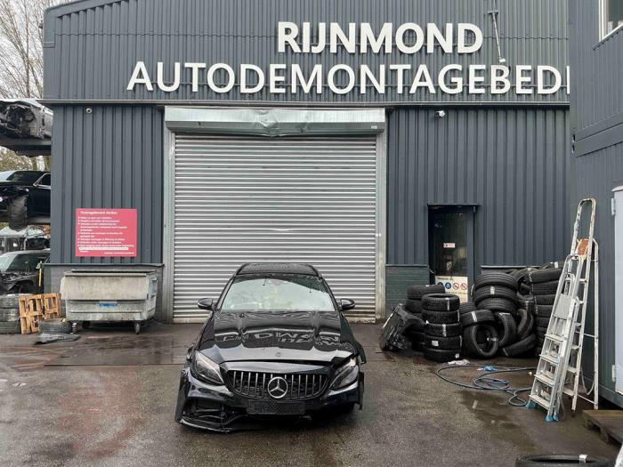 Mercedes C Estate AMG C-63 AMG 4.0 V8 Biturbo Sloopvoertuig (2017, Metallic, Zwart)