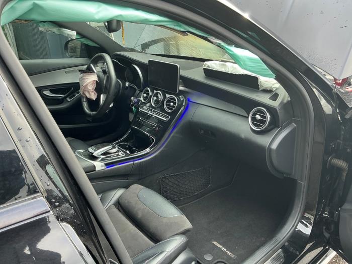 Mercedes C Estate AMG C-63 AMG 4.0 V8 Biturbo Sloopvoertuig (2017, Metallic, Zwart)