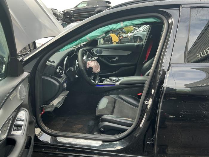 Mercedes C Estate AMG C-63 AMG 4.0 V8 Biturbo Sloopvoertuig (2017, Metallic, Zwart)