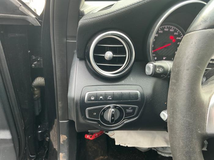 Mercedes C Estate AMG C-63 AMG 4.0 V8 Biturbo Sloopvoertuig (2017, Metallic, Zwart)