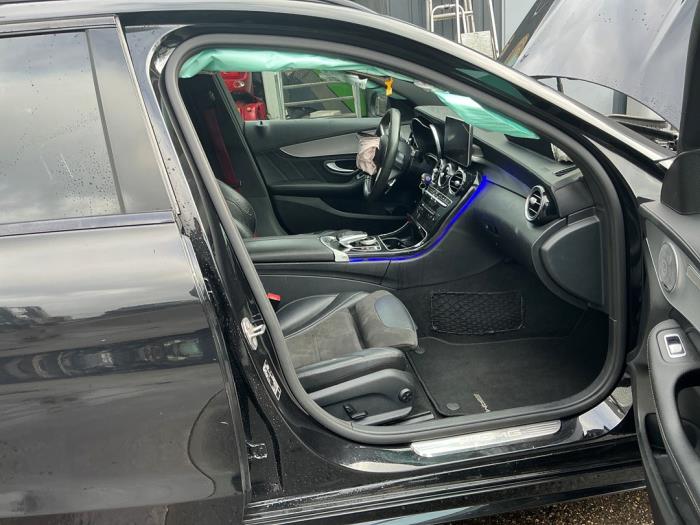 Mercedes C Estate AMG C-63 AMG 4.0 V8 Biturbo Sloopvoertuig (2017, Metallic, Zwart)