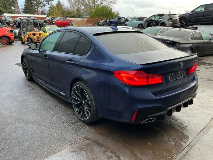 BMW 5 serie 530d 3.0 TwinPower Turbo 24V Sloopvoertuig (2018, Donker, Blauw)