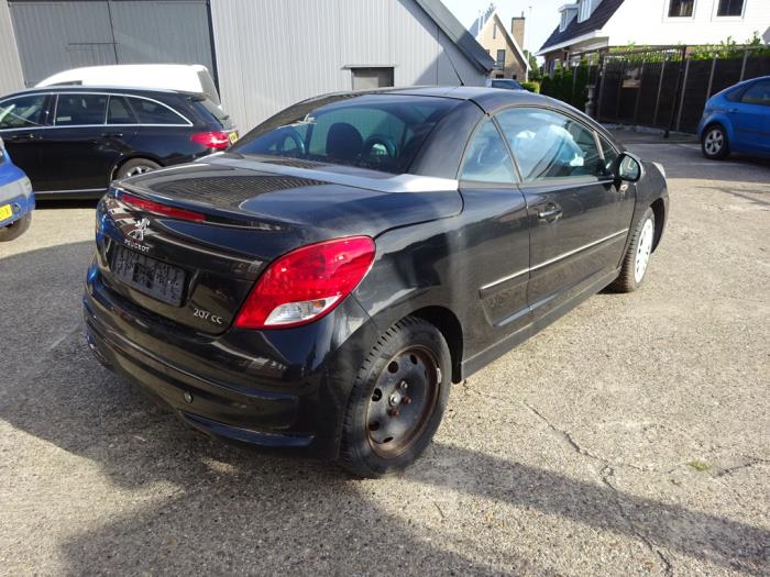 Peugeot 207 CC 1.6 16V Sloopvoertuig (2011, Zwart)